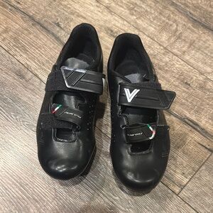 Black Velcro Cycling Shoes